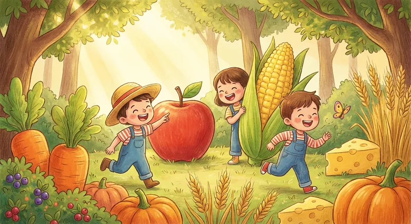 Illustration for 🍎 All About Food Groups!