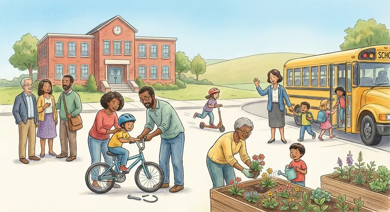 Illustration for 🎒 All About Schools in Our Community