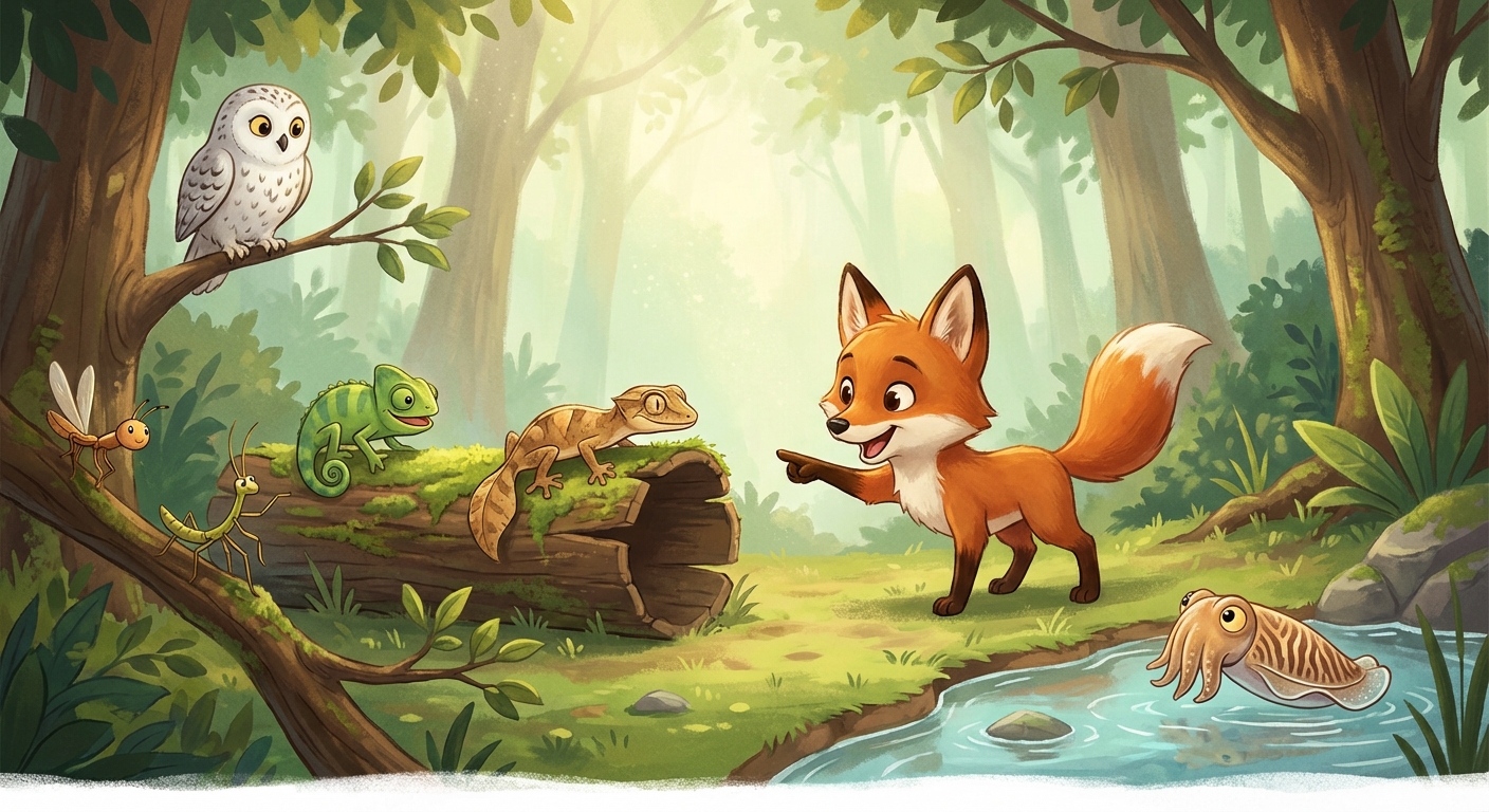 Illustration for Amazing Animal Camouflage