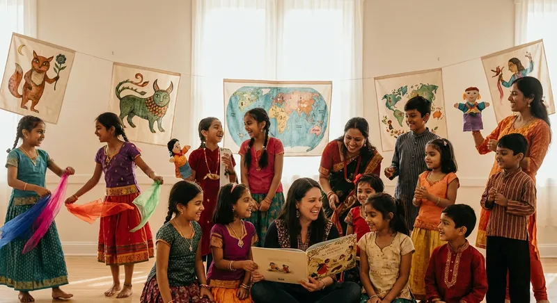 Illustration for 🎉 Amazing Folktales Around the World