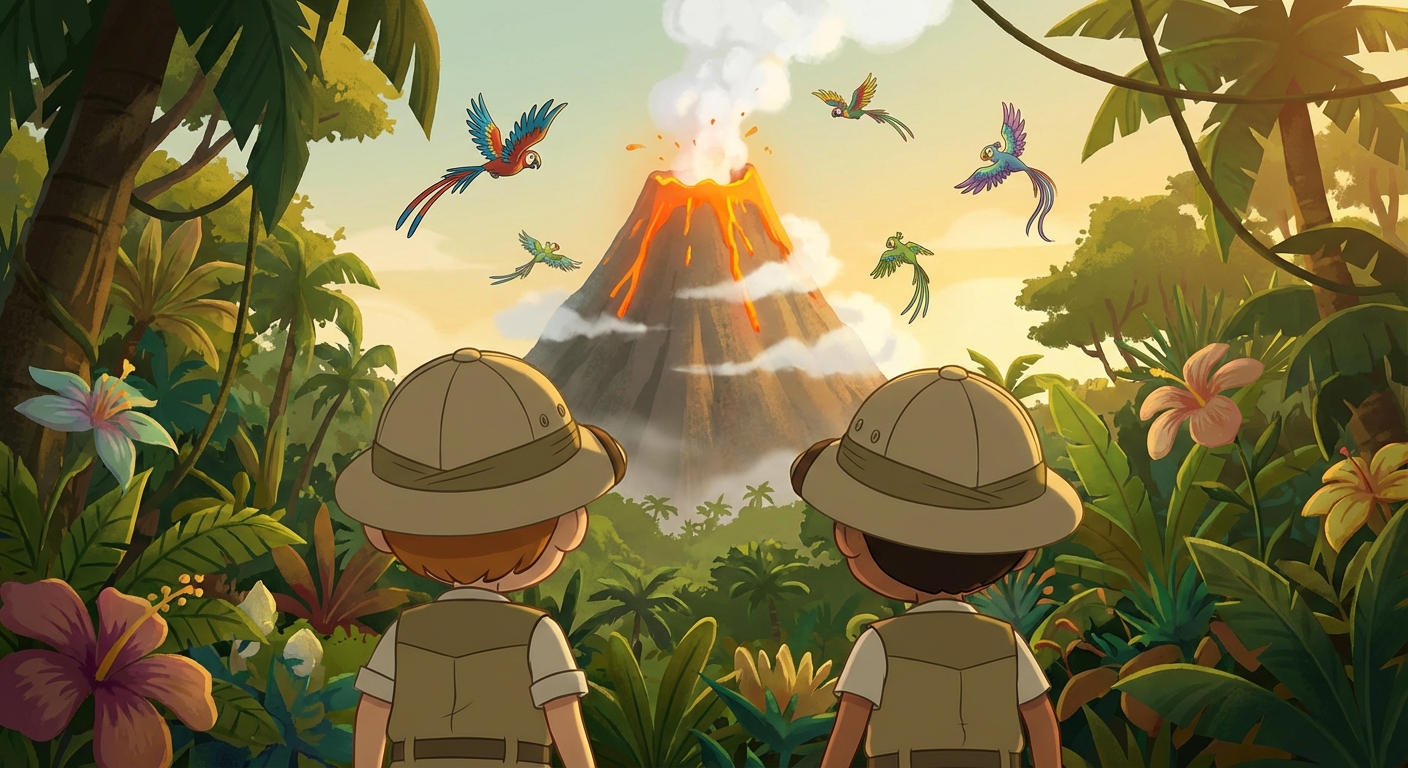 Illustration for 🌋 Amazing Volcanoes!