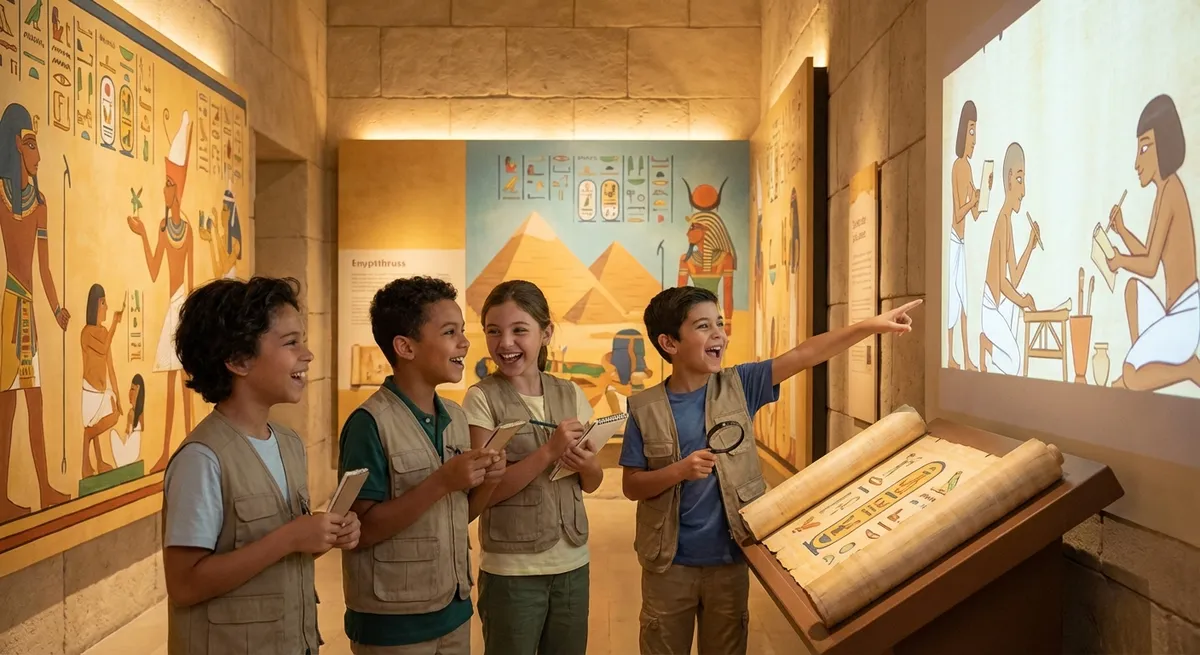 Illustration for 🎨 Ancient Egyptian Art: A Journey Back in Time