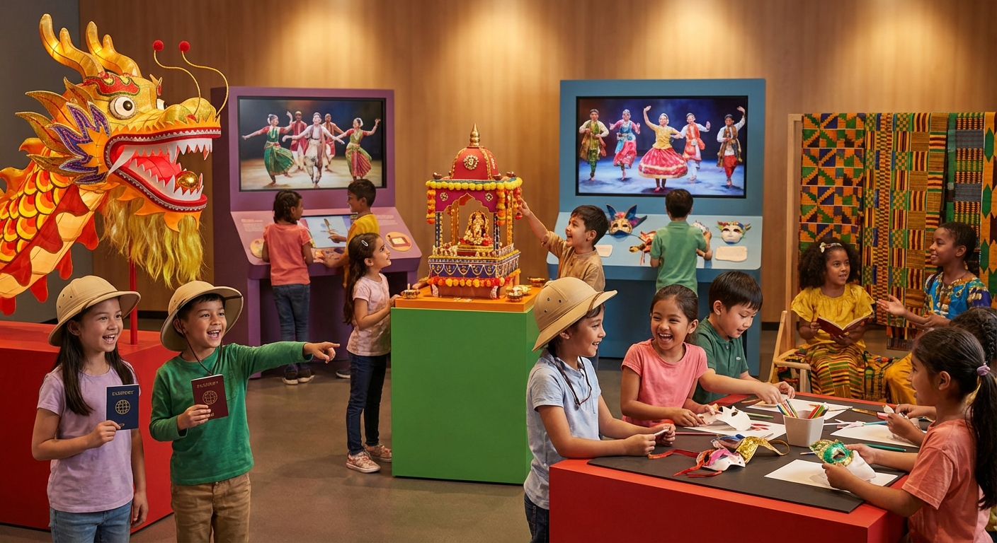 Illustration for 🎉 Around the World: Amazing Cultural Festivals