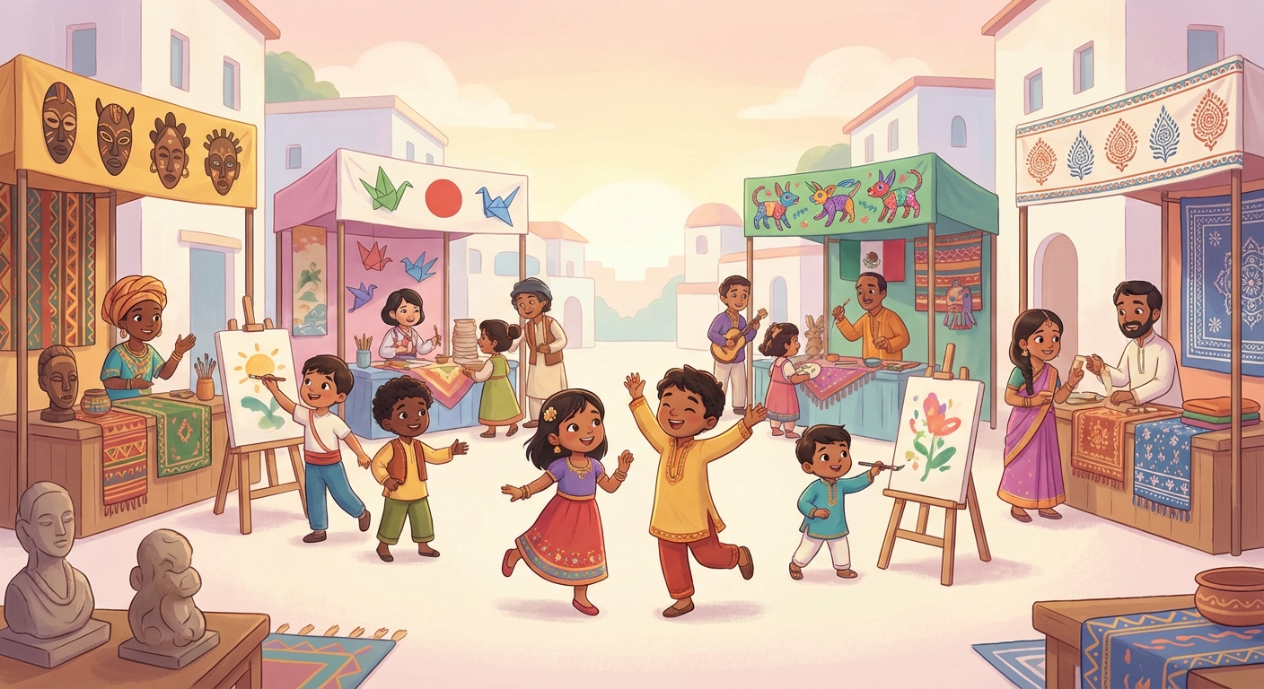Illustration for 🎨 Art from Around the World