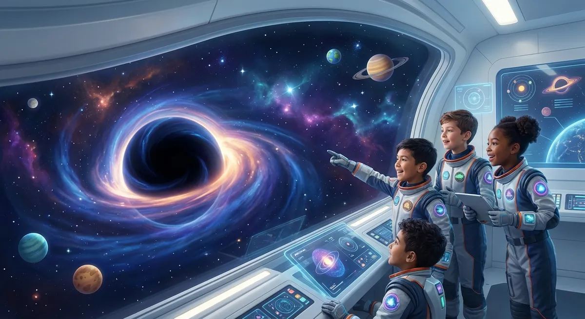 Illustration for Black Holes: Space's Greatest Mystery