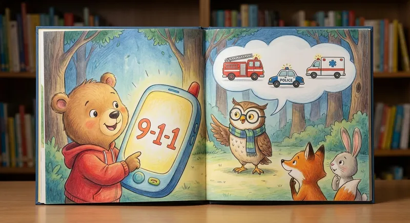 Illustration for 🚨 Call for Help: Learning Emergency Numbers