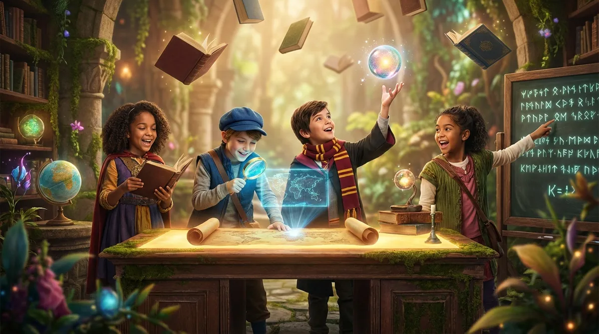 Illustration for 🌟 Creating a Magical Setting in Your Story