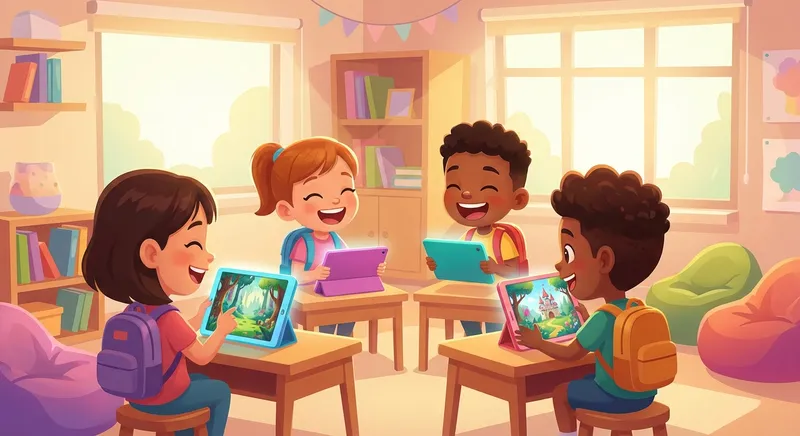 Illustration for 📚 Digital Books: Stories on a Screen