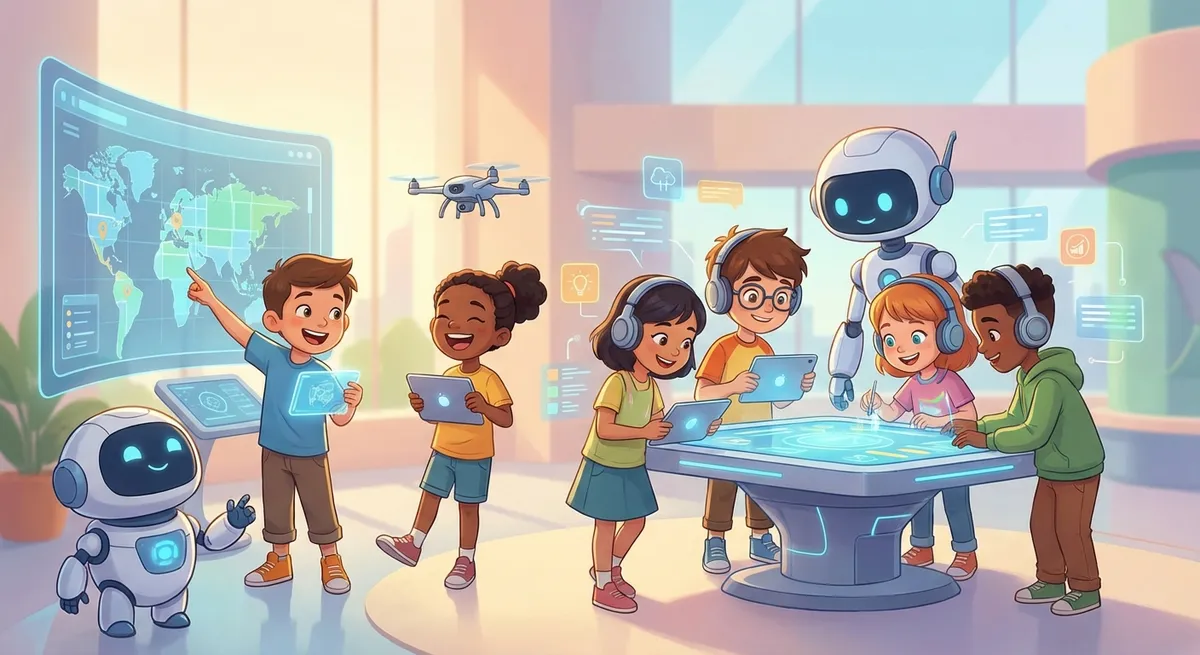 Illustration for 🌟 Digital Collaboration: Teamwork in the Tech World