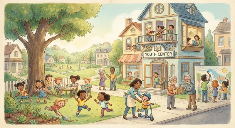 Illustration for 🎈 Discover Youth Centers in Your Neighborhood!