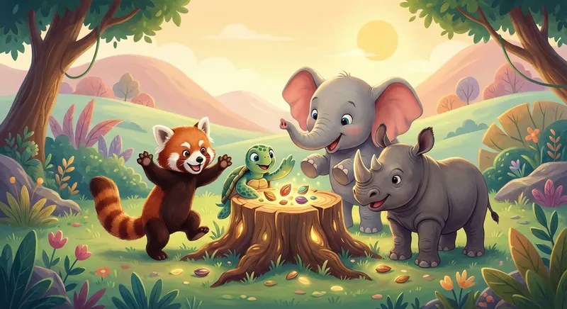 Illustration for Endangered Animals