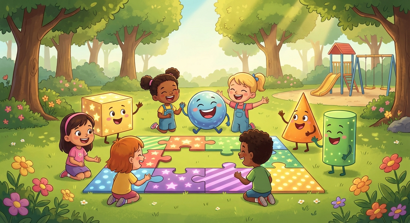 Illustration for 🎈 Exploring 3‑d Shapes!