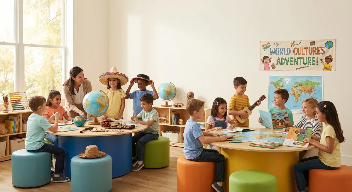 Illustration for 🌍 Exploring Social Customs Around the World