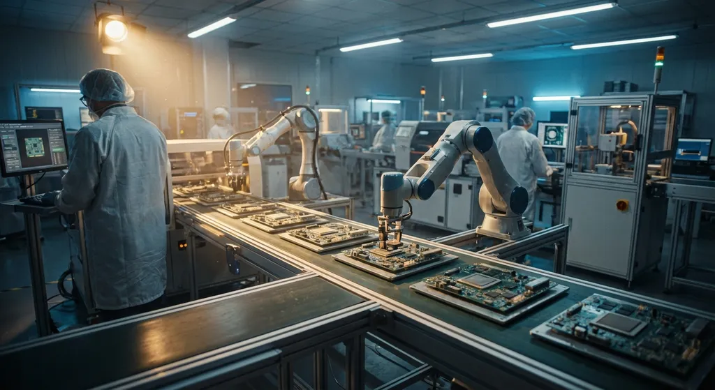 factory production line electronics