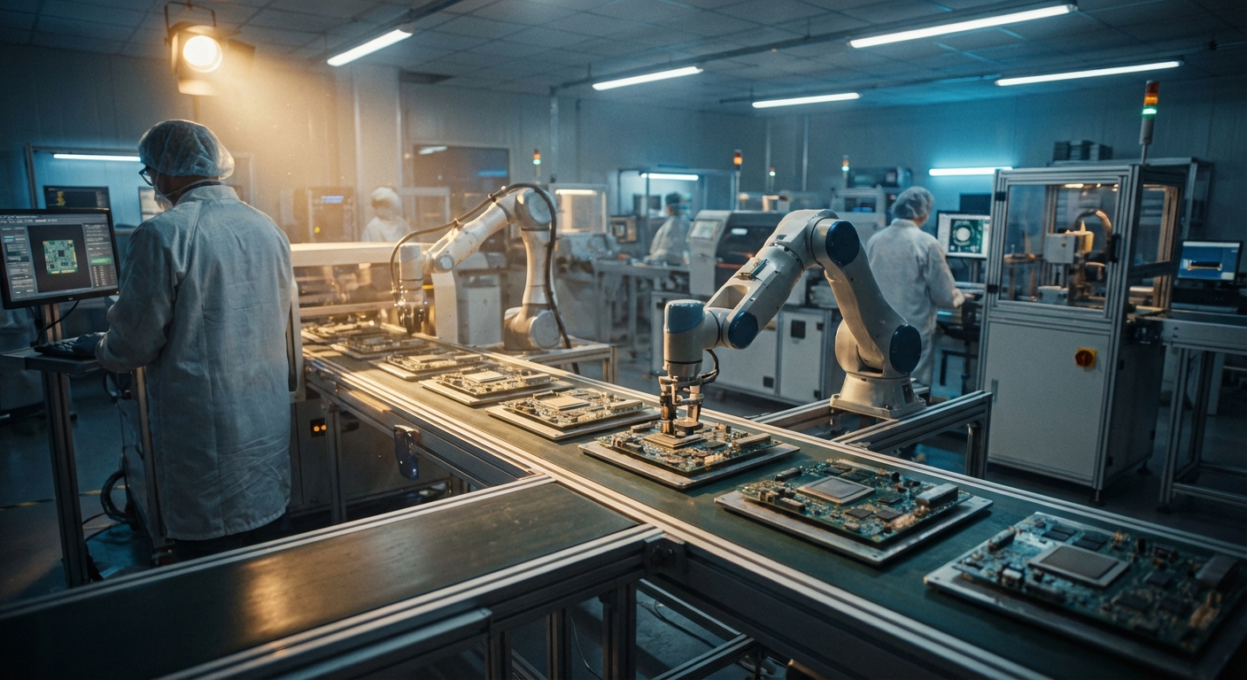 factory production line electronics