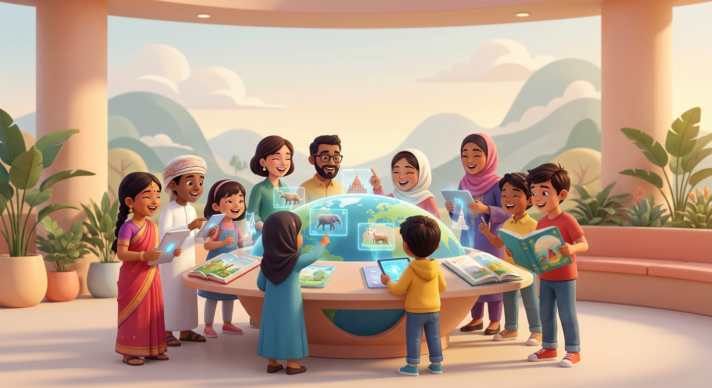 Illustration for 🌍 Families Around the World
