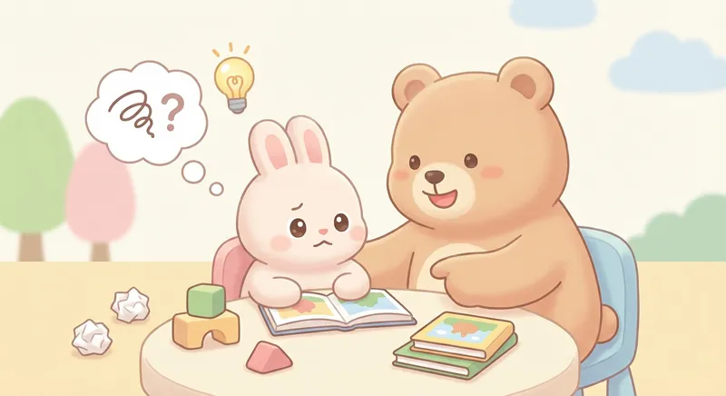 Feeling Frustrated learning scene, Feeling Frustrated learning scene filled with curiosity and joy, gentle pastel illustration designed for ages 3-4, rounded shapes, caring expressions, text-free illustration with clean unmarked background, balanced composition, soft cinematic lighting, harmonious color palette, inviting and joyful mood