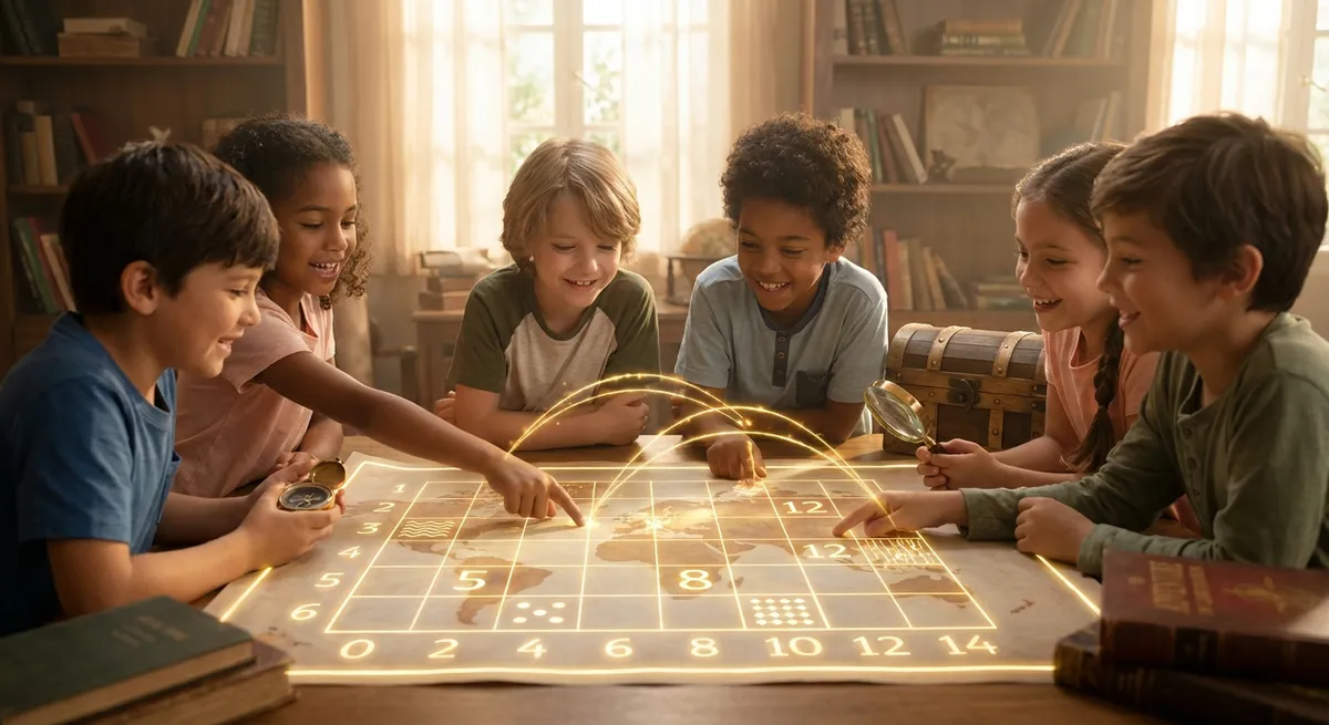 Illustration for 🎯 Finding Treasure with Coordinates