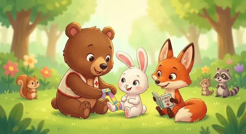 Illustration for 🚑 First‑aid Basics for Little Heroes