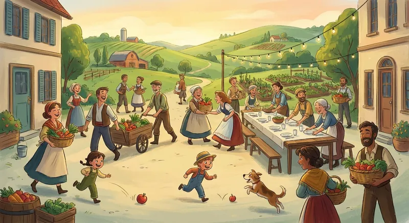 Illustration for 🌾 From Farm to Table: A Community Adventure