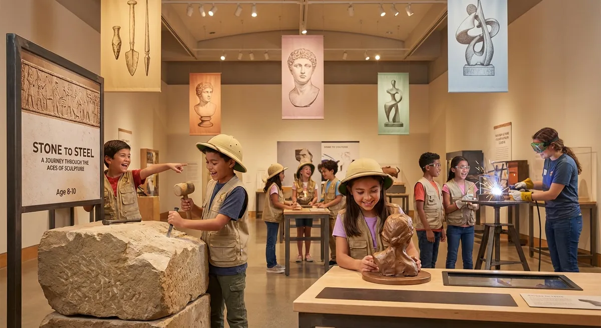 Illustration for 🗿 From Stone to Steel: A Journey Through the Ages of Sculpture