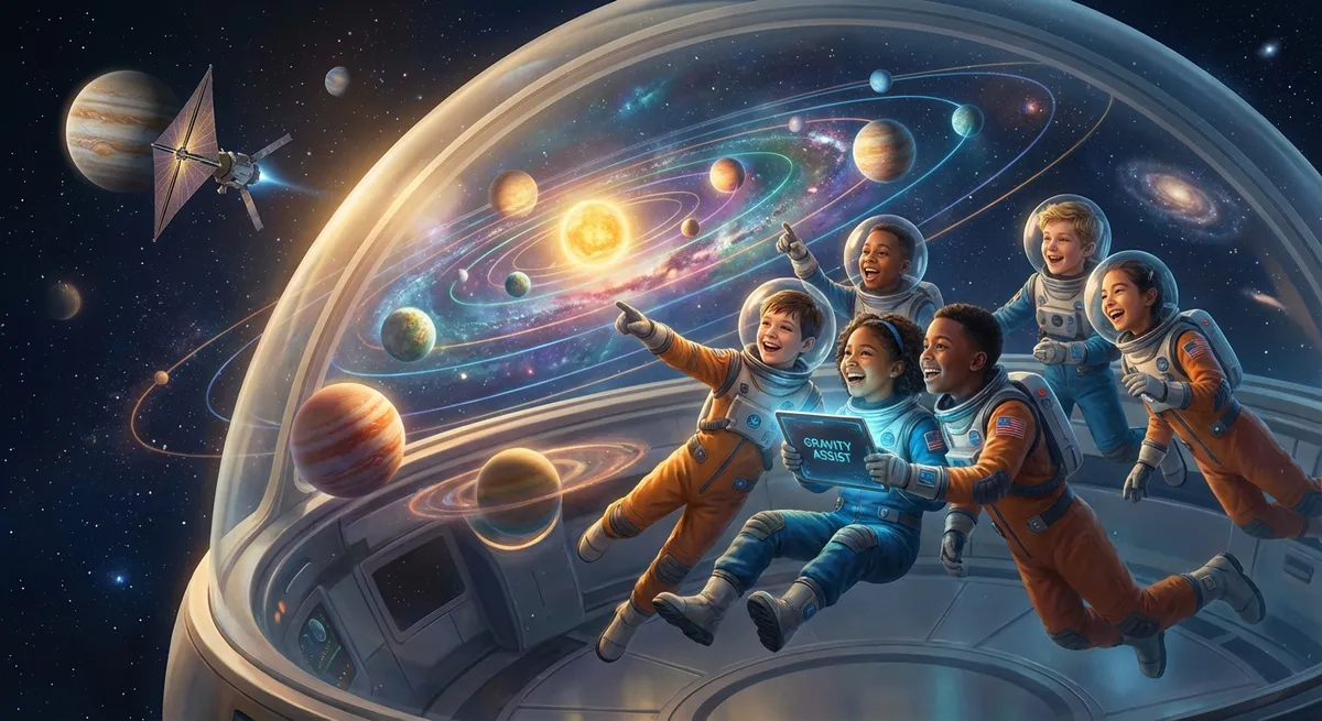 Illustration for Gravity in Space