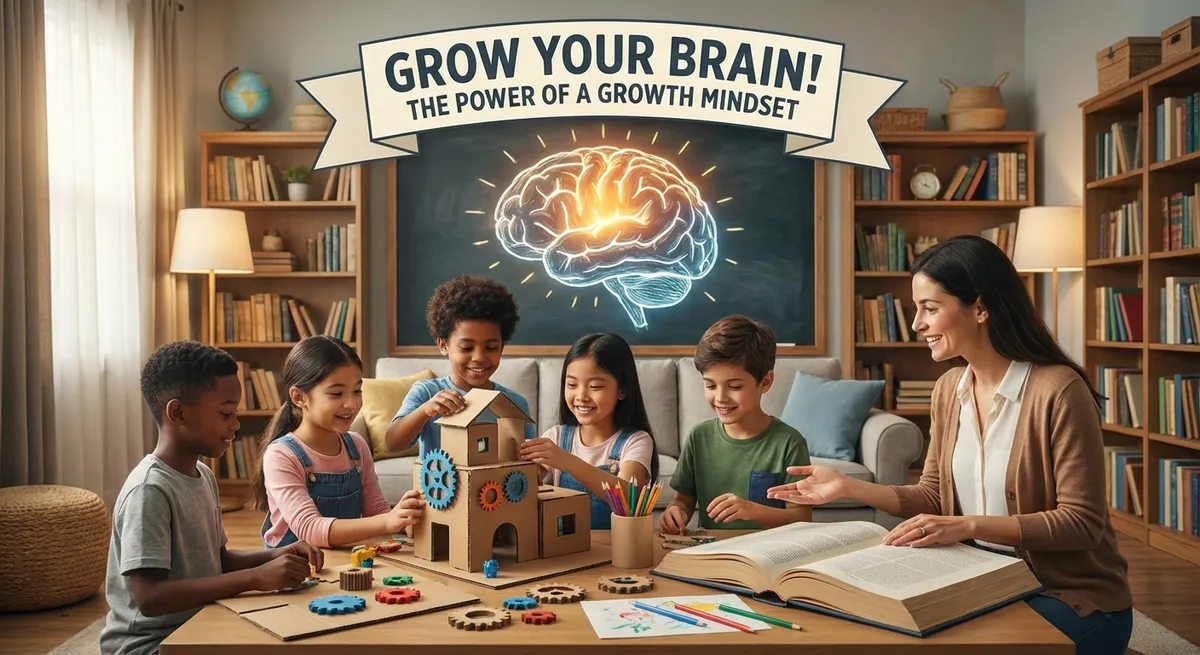 Illustration for 🌱 Grow Your Brain: The Power of a Growth Mindset