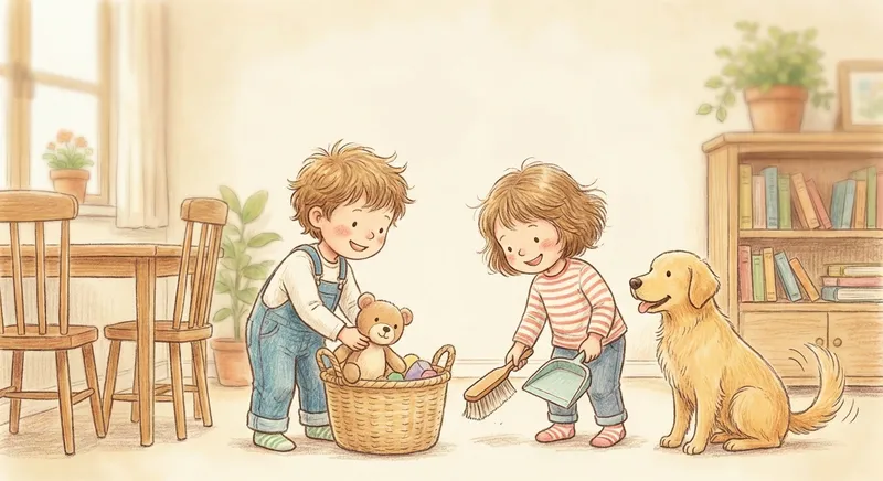 Illustration for 🌟 Helping Others: A Little Life‑skill Adventure