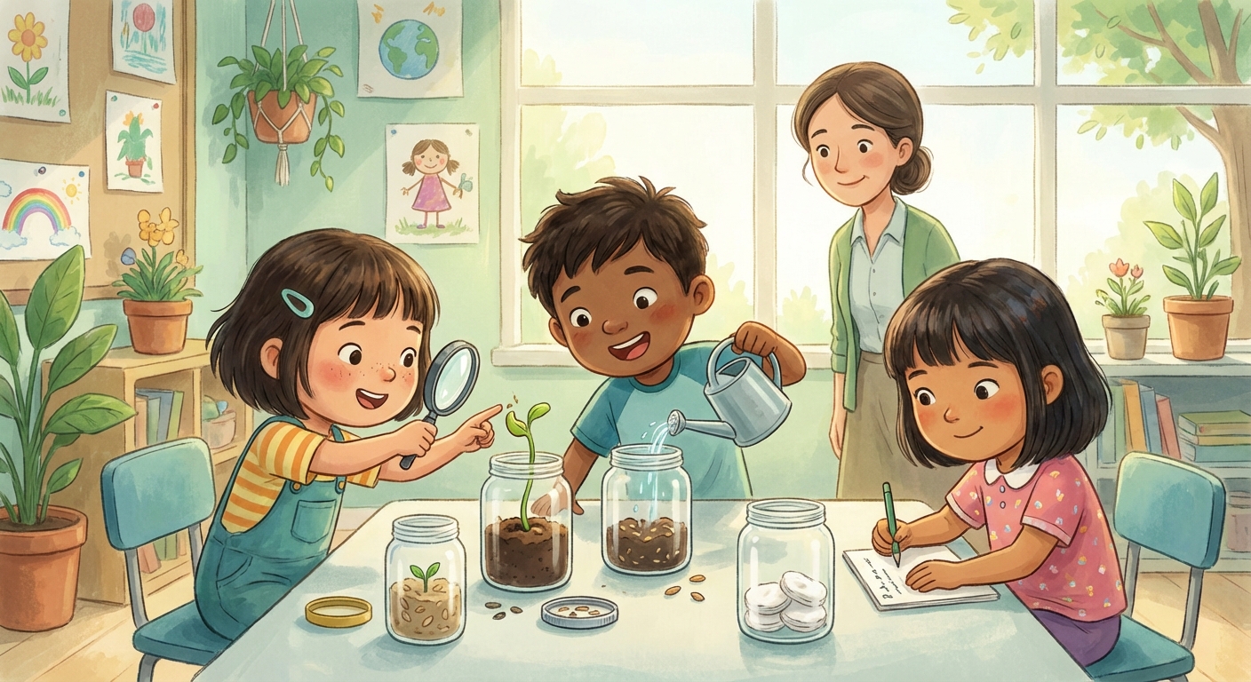Illustration for 🌱 How Plants Grow