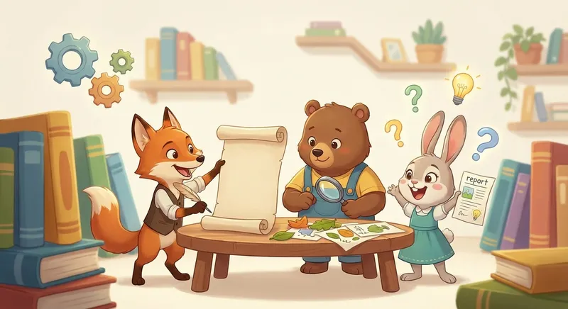 Illustration for 📚 How to Write a Little Report