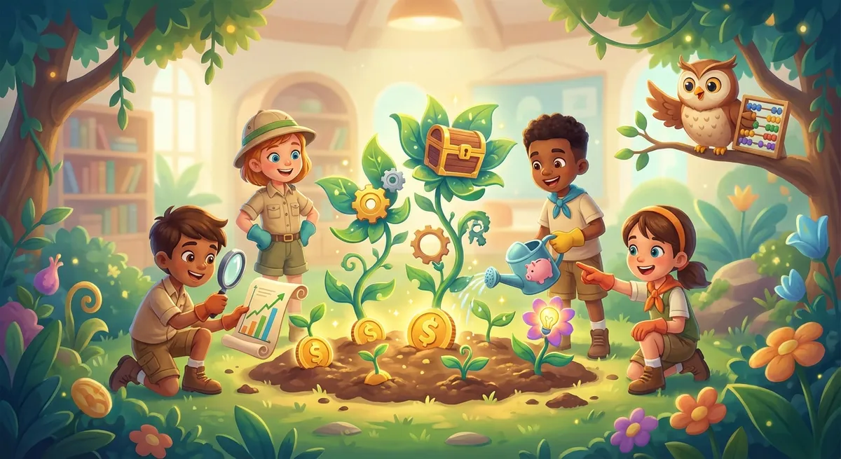 Illustration for 💰 Investing Basics: Growing Your Money Like a Garden 🌱