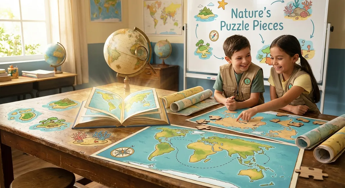 Illustration for 🏝️ Islands & Archipelagos: Nature’s Puzzle Pieces