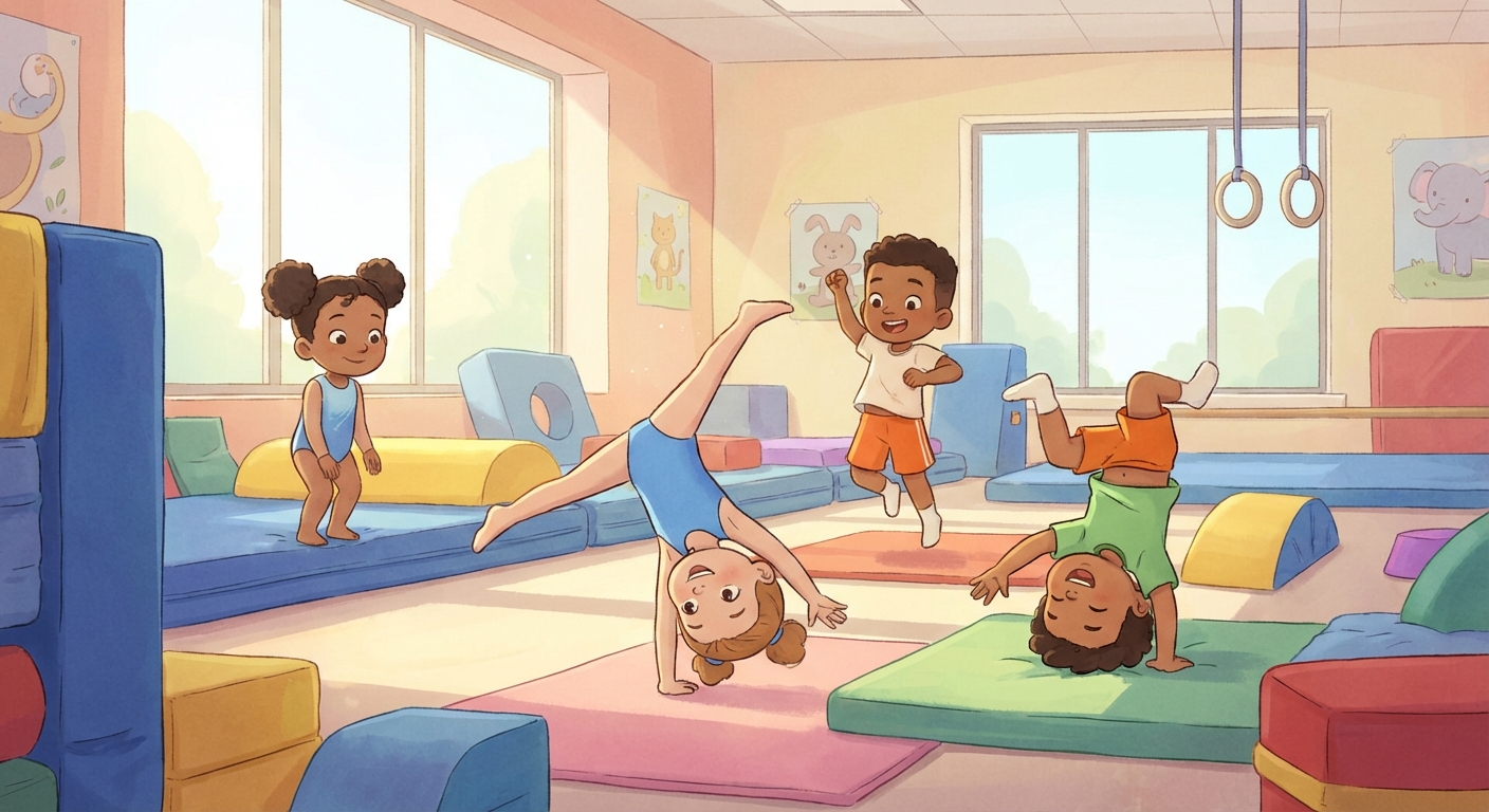 Illustration for 🤸‍♀️ Let’s Jump into Gymnastics!