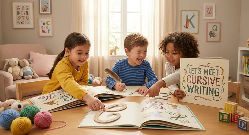 Illustration for ✍️ Let’s Meet Cursive Writing!