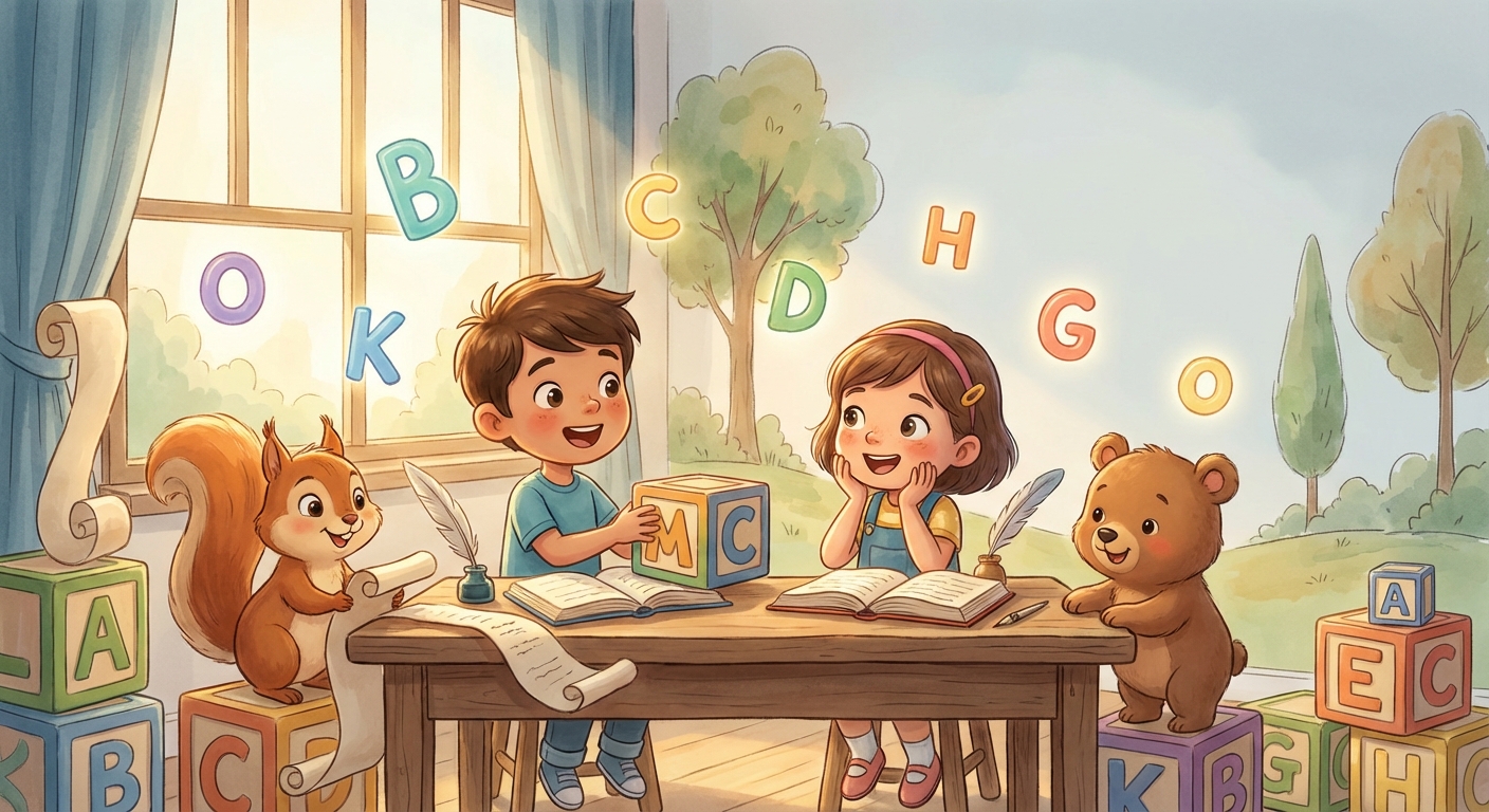 Illustration for 🖍️ Let’s Play with Word Writing!