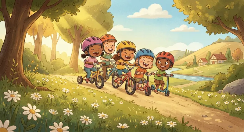 Illustration for 🚲 Let’s Ride: Cycling for Kids