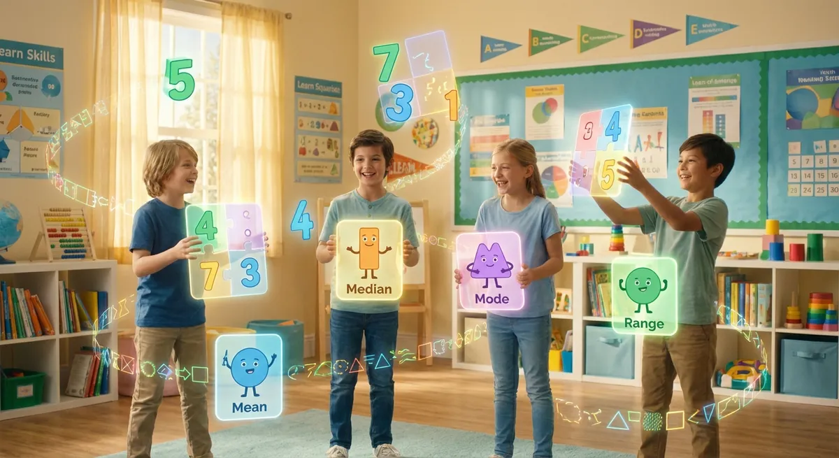 Illustration for Mean Median Mode Range