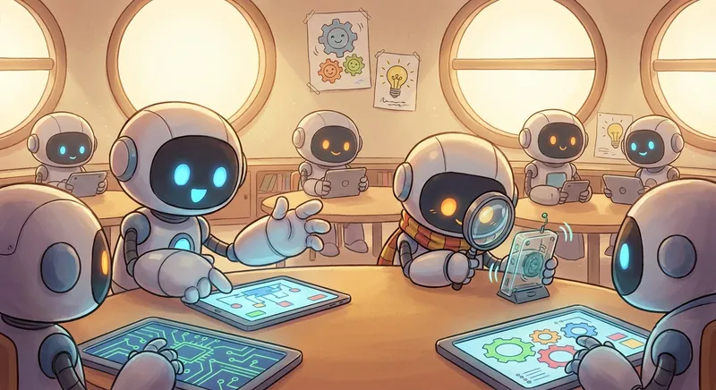 Illustration for 🤖 Meet the Amazing Robots!