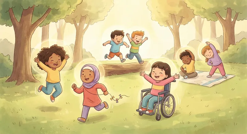 Illustration for Move & Play Every Day! 🚶‍♀️🤸‍♂️