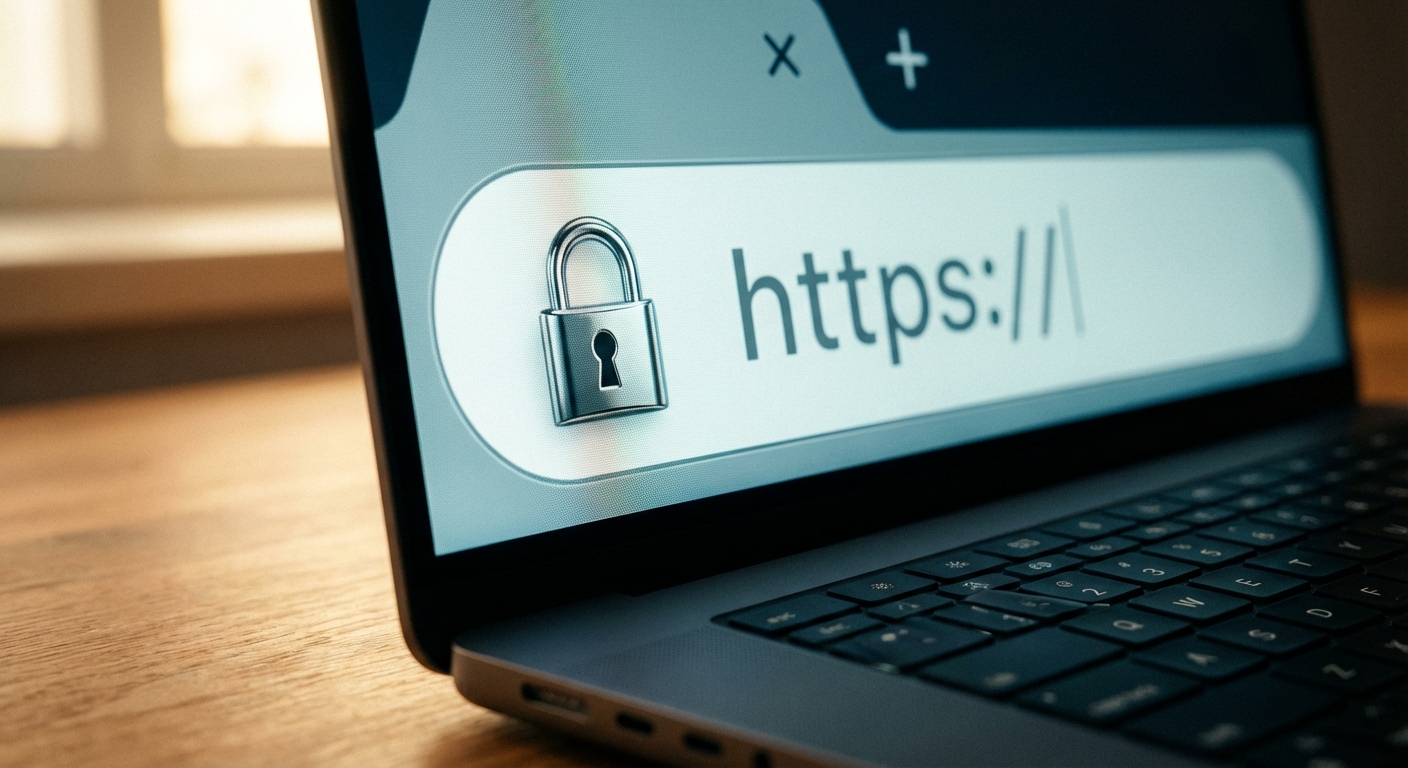 padlock icon in a browser address bar