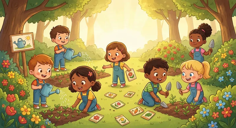 Illustration for Plant Life Cycles