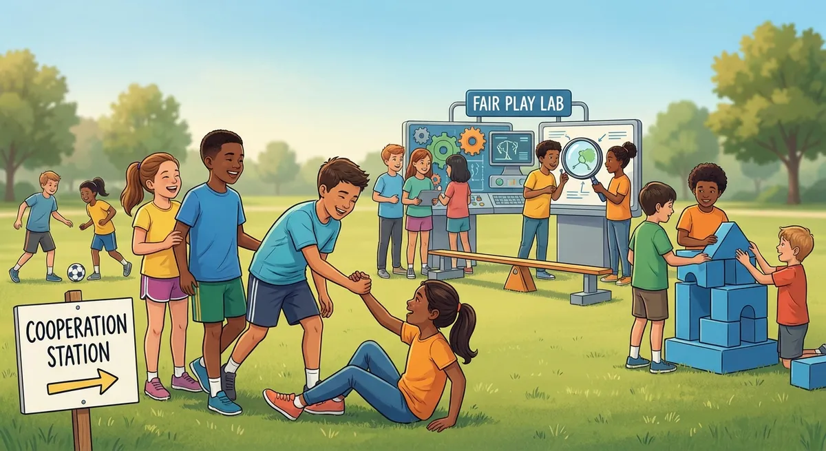 Illustration for 🌟 Play Fair, Play Fun: the Science of Sportsmanship