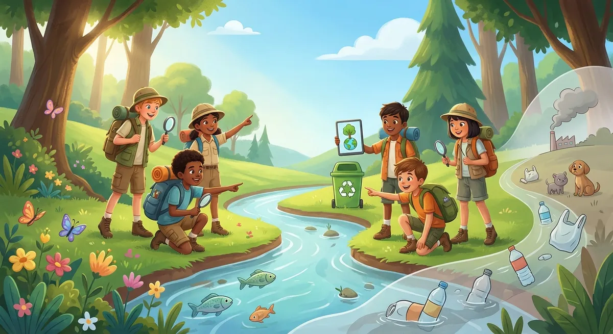 Illustration for 🌍 Pollution: How It Affects Our Natural World