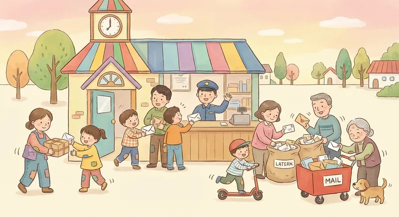 Illustration for Post Office Fun 📨