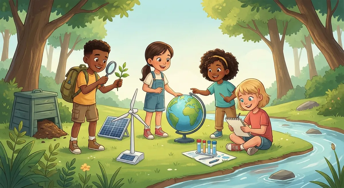 Illustration for 🌍 Protecting Our Planet: A Kid’s Guide to Environmental Science