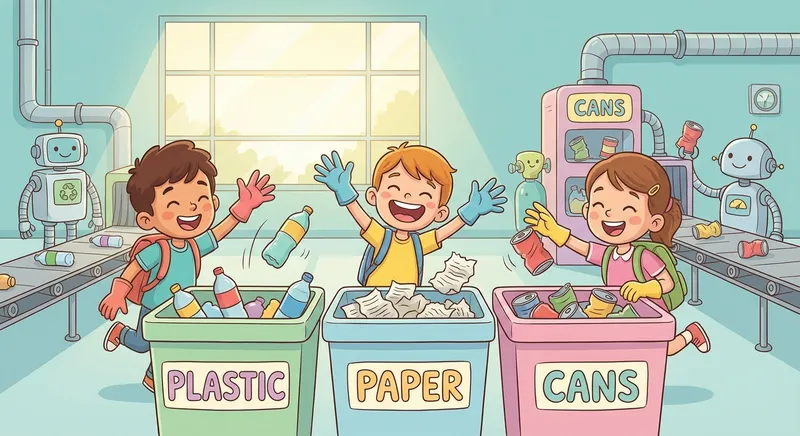 Illustration for ♻️ Recycling Science for Little Explorers