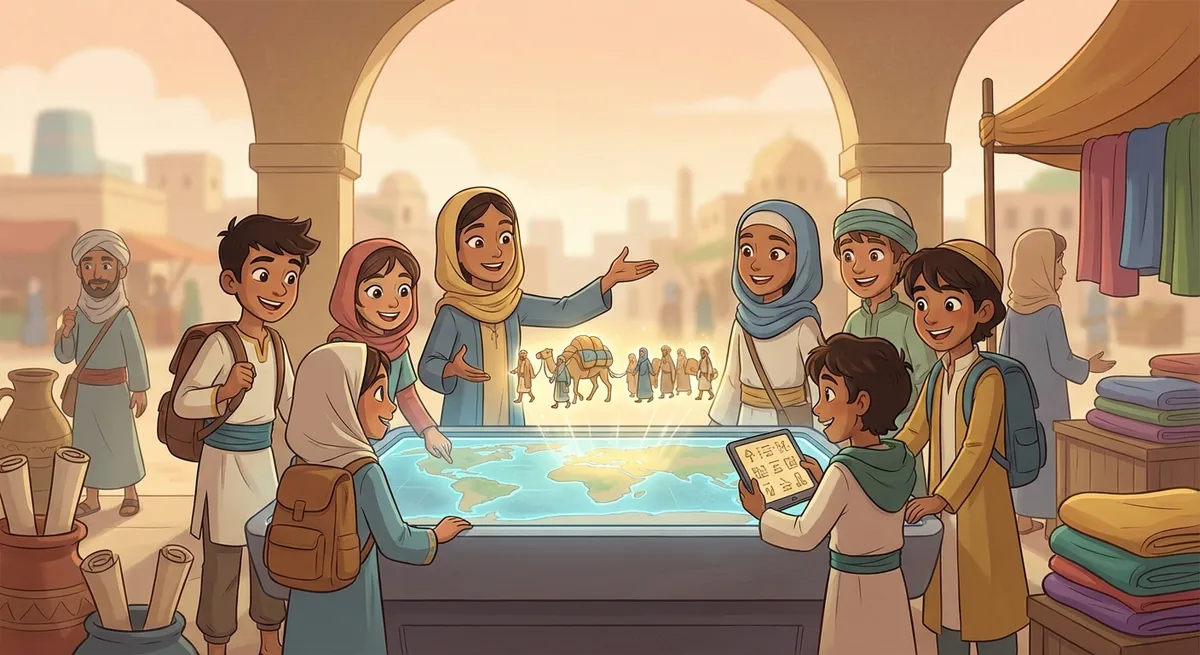 Illustration for Silk Road