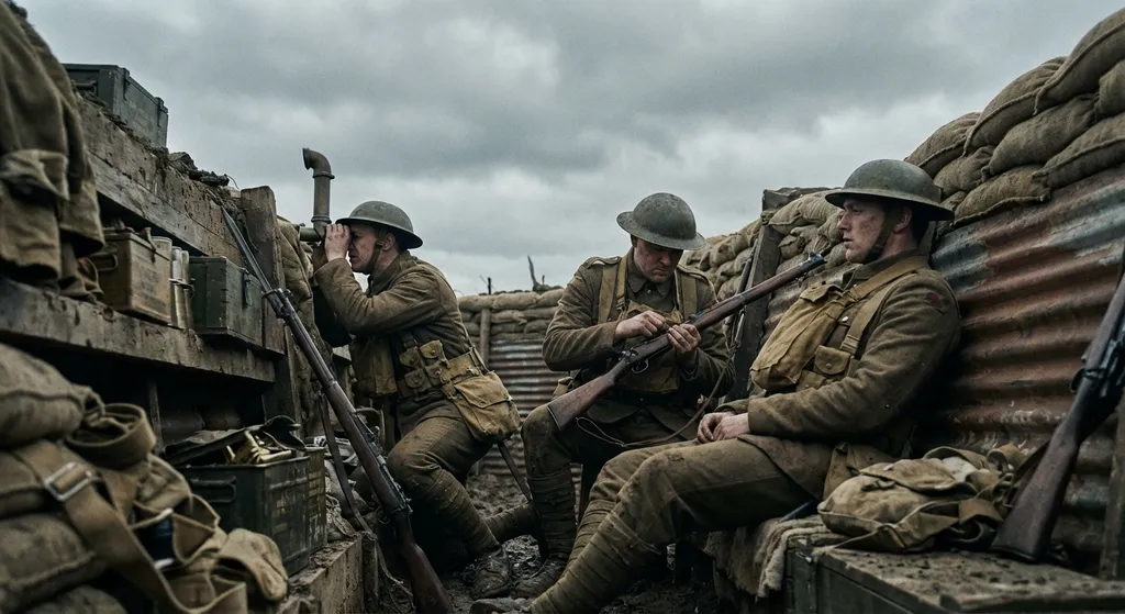 soldiers in trenches during world war 1