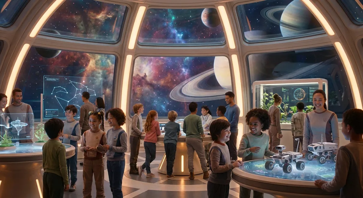 Illustration for 🌌 Space Colonies: Homes Among the Stars