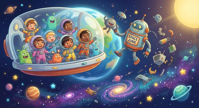 Illustration for Space Junk